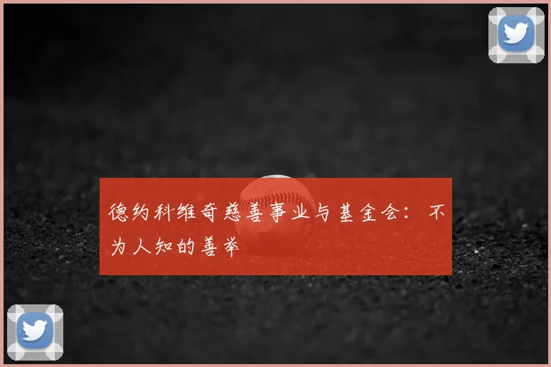 德约科维奇慈善事业与基金会:不为人知的善举